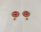 Small Red Round Sticking Shubh Labh SL4