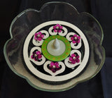 Floating Diya with Flowers D5