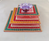 3 Tier Colourful Bajot Diya D33