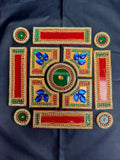 Square with Rectangle Patta Rangoli R2