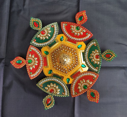 Collapsible Diya Rangoli R4